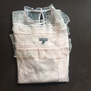 Pink blouse by Express